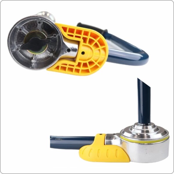Stretch film dispenser for films 30-50 cm width, adjustment of the film tension force, robust steel construction, plastic handles, model SF-2781E