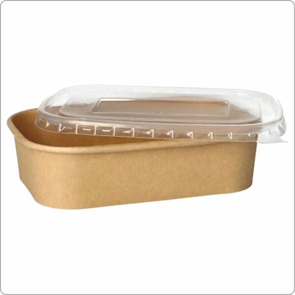 Lids for Salad Box 17,3x12,3 cm, transparent PP plast, 25 st/pack